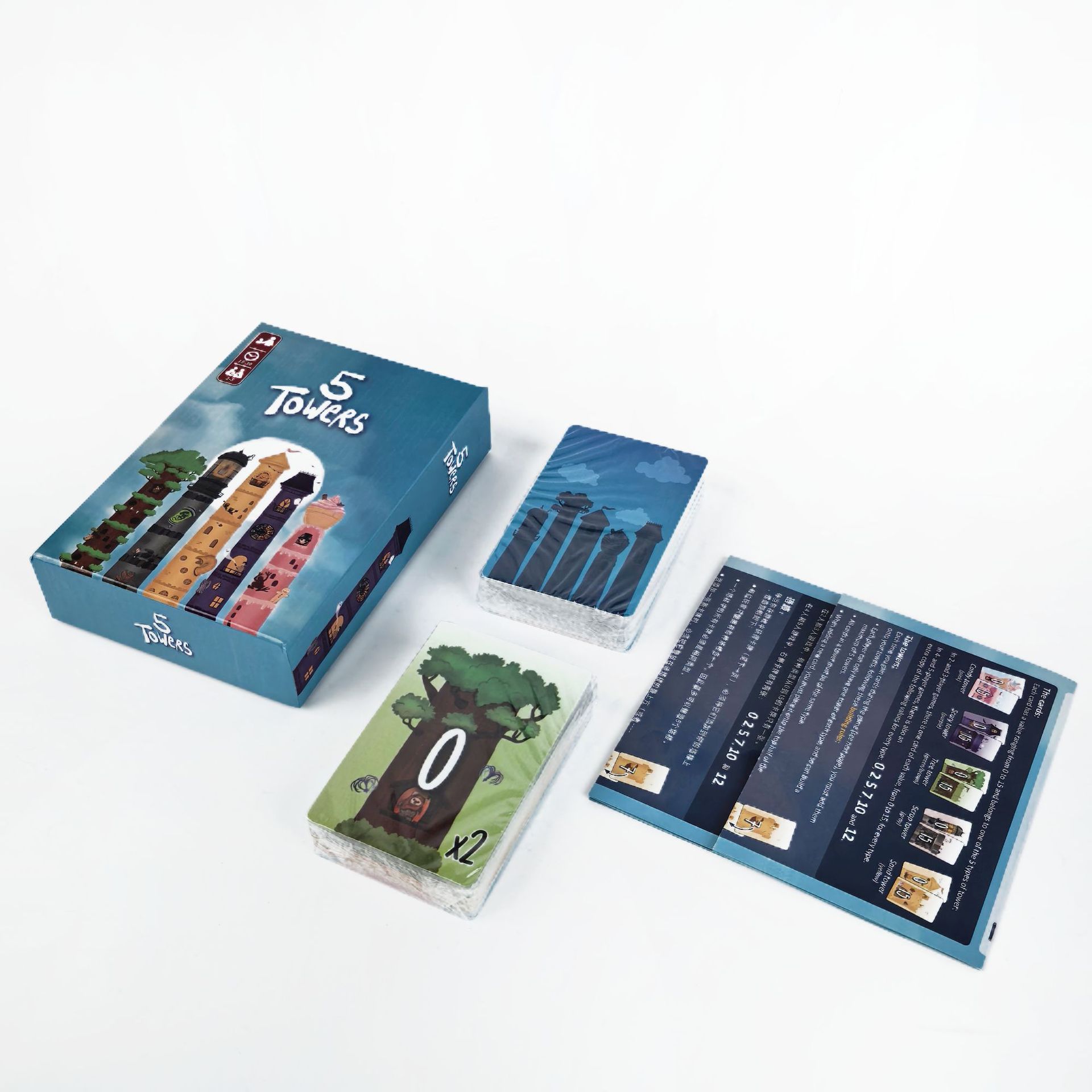5 Towers Strategy Stacking Tow - Strategy Board Game 评论和价格