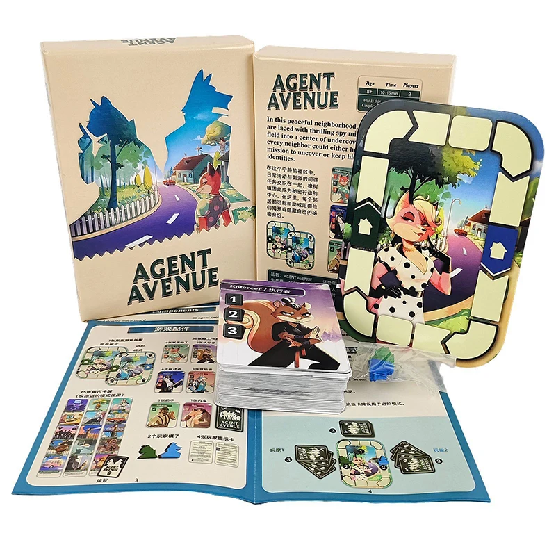 Agent Avenue Board Game Englis - Board Game Live 评论和价格